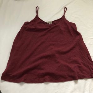 Maroon Kirra Spaghetti Strap Tank Top